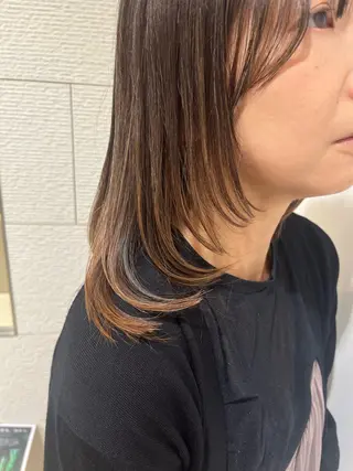 セミロング かすみ  ︎︎のヘアスタイル