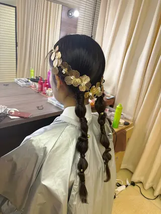 ロング ヘアアレンジ マンツーマン 縮毛矯正/マユコのヘアスタイル