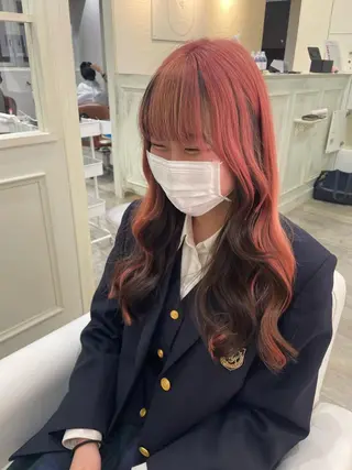 カラー 緑区/艶髪 🦋柿下のヘアスタイル