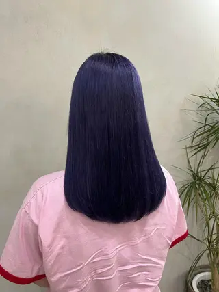 ロング カラー 佐藤 雅のヘアスタイル