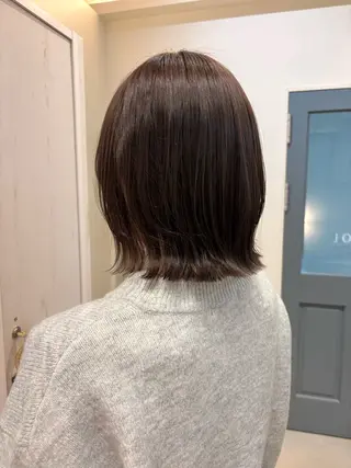 ミディアム カラー つちだ ゆうひ / 暗髪カラー⟡.·のヘアスタイル