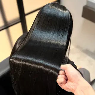 ロング カラー 髪質改善Ⅰ透明感 艶カラーⅠたつやのヘアスタイル