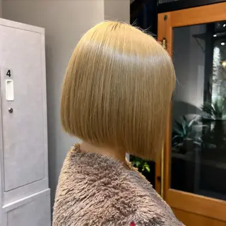 ショート カラー 神戸ボブ✂️ ioe三宮/田 伸佳のヘアスタイル