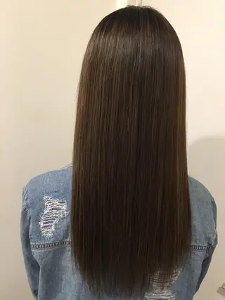 ロング カラー 🌈評価No.1🌈 艶髪カラー❌エクステのヘアスタイル