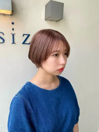ショート カラー 美容室 sizukのヘアスタイル