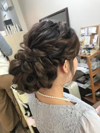 ロング ヘアアレンジ 早朝✨ヘアセット 着付け/清水玲歌のヘアスタイル