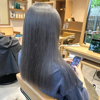 セミロング カラー 🌱加藤　胡太郎 /艶髪ストレート🌱のヘアスタイル