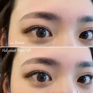 アイブロウ Sun Brown サンブラウンのマツエク・マツパデザイン