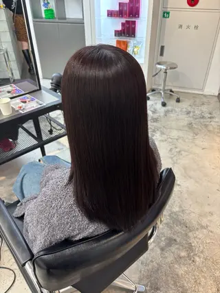 セミロング カラー ダメージレス艶髪 🦋MISAKI🦋のヘアスタイル