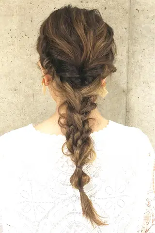 ヘアアレンジ カラーモデル募集中 美容室ハピスのヘアスタイル