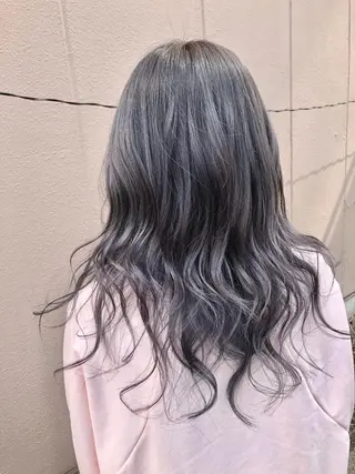 カラー ダブルスキルエクステ /羽エクステ白石宇由のヘアスタイル
