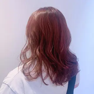 セミロング カラー ヘアアレンジ 似合わせhair🔸 アサダ タカコ🔸のヘアスタイル