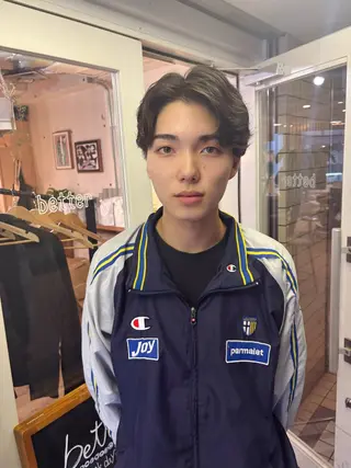 パーマ メンズ kaito パーマ募集！🔵のヘアスタイル