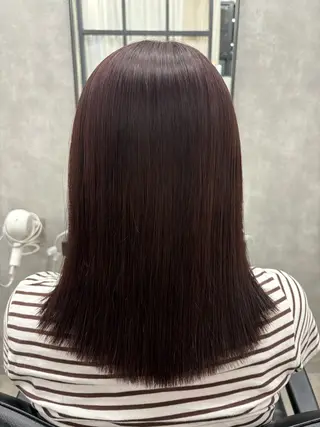ロング カラー すぐ巻ける縮毛矯正 🍀勝倉　麗のヘアスタイル