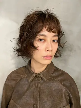 ショート パーマ 🌈前田 潤 /ショート/レイヤーのヘアスタイル