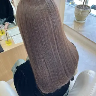 セミロング ダメージレス◎東区/ 艶カラー💫/斉藤拓のヘアスタイル