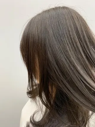 ミディアム カラー 縮毛矯正×髪質改善 店長　DAITOのヘアスタイル