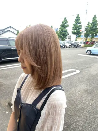 ミディアム カラー 透明感カラー 天羅のヘアスタイル
