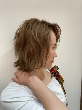 ショート 前田 梨沙のヘアスタイル