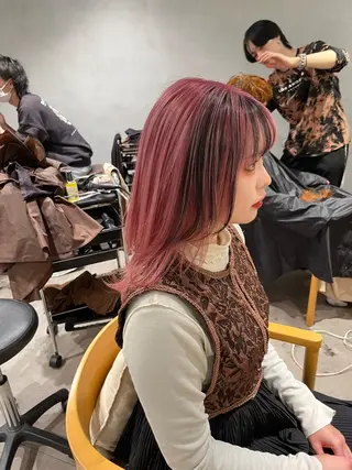 カラー 河原 楓樹のヘアスタイル