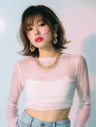 ショート 守屋 歩夢のヘアスタイル