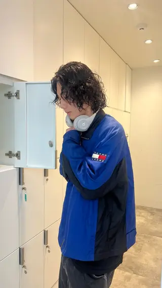 ミディアム パーマ メンズ fifth PARK所属・fifth PARK HIN★T★のヘアスタイル