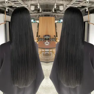ロング カラー パーマ ヘアアレンジ メンズ キッズ ネイル マツエク・マツパ アイブロウ ✅髪質改善/縮毛矯正 /ヤマモト トキオ✅のヘアスタイル