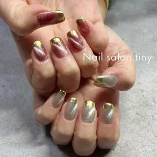 ネイル Nail salon tiny🩵のネイルデザイン