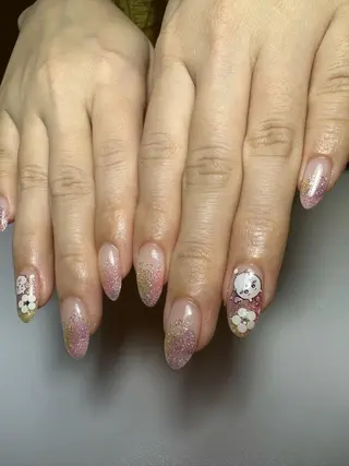 セミロング shandy nailのネイルデザイン