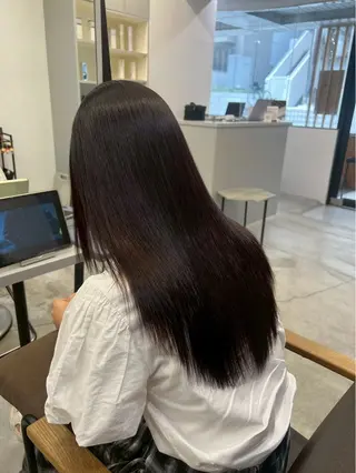 ロング パーマ ハイトーンカラー が絶対可愛い✨泰聖✨のヘアスタイル