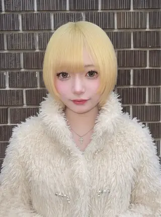 ショート カラー 心斎橋難波/カラー ココロのヘアスタイル
