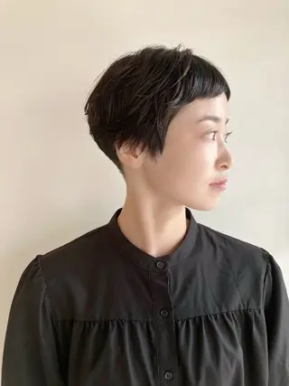 ショート パーマ 川間 将彦のヘアスタイル
