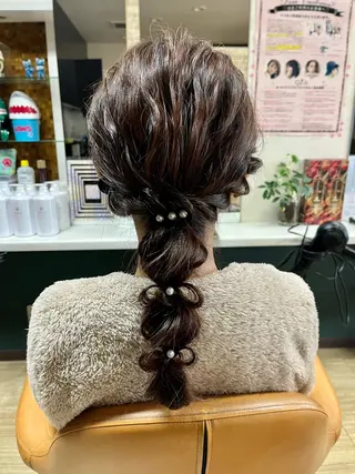 ヘアアレンジ 鍋田 彩歌のマツエク・マツパデザイン