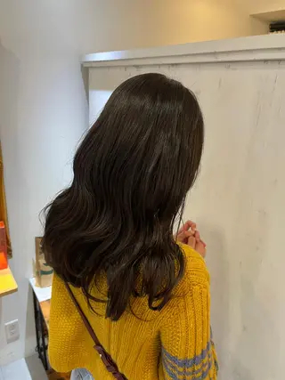 ロング カラー ツヤカラー🫧Sae ネイルモデル募集中のヘアスタイル