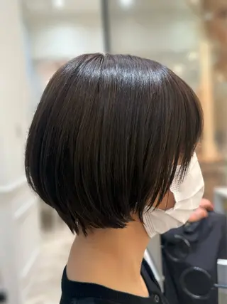 ショート カラー 大人メンズパーマ /石川瑠青のヘアスタイル