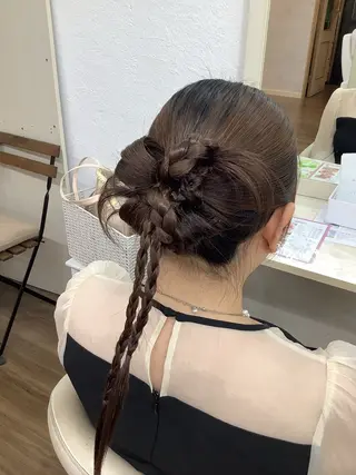 ヘアアレンジ GLOSS 心斎橋 山上のヘアスタイル