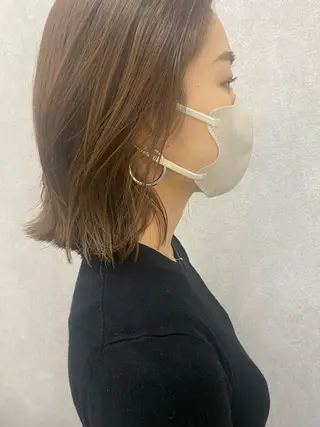 ショート カラー ヘアアレンジ Kawaguchi Arisaのヘアスタイル