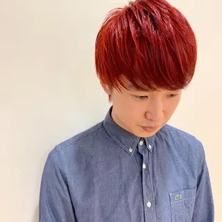 カラー メンズ SHU NTAのヘアスタイル