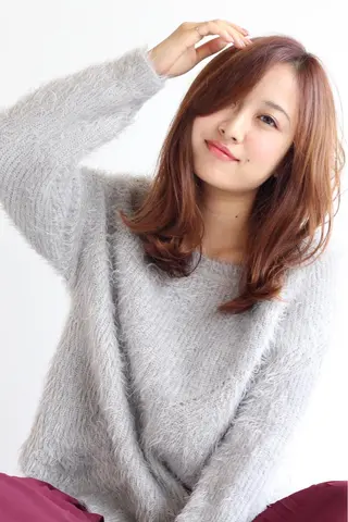 ミディアム Lond labのヘアスタイル