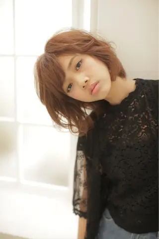 ミディアム _WHITE高槻店 yusukeのヘアスタイル