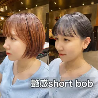 ショート カラー 透明感カラー🌿 グレージュ🐺陽介のヘアスタイル