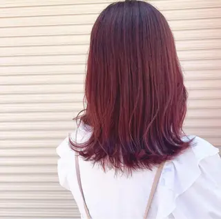 ミディアム chic 有山 美瑠のヘアスタイル