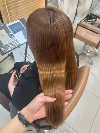 セミロング 頭皮×髪質改善 透明感カラー💎中村のヘアスタイル