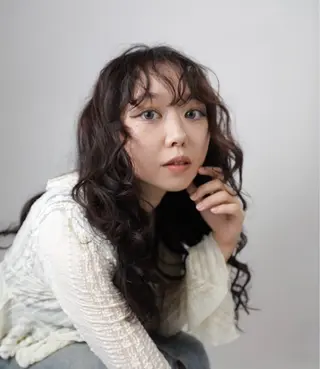 ロング パーマ 遠藤惟斗/自由が丘/ 透明感カラー/パーマのヘアスタイル