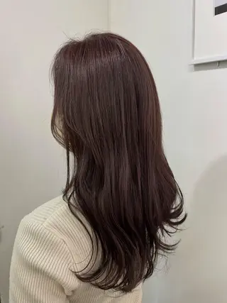ロング カラー i sのヘアスタイル