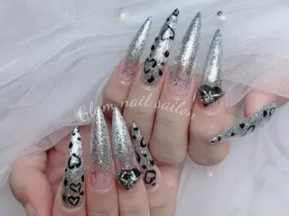 ネイル エツメ💅 長さだし🎀デザインのネイルデザイン