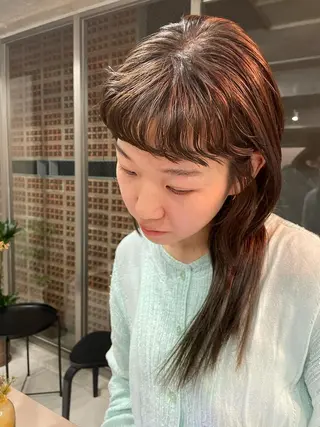 ロング カラー パーマ 吉田一輝 外国人パーマのヘアスタイル