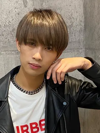 ショート カラー メンズ 【扉gate】野崎 英幸のヘアスタイル