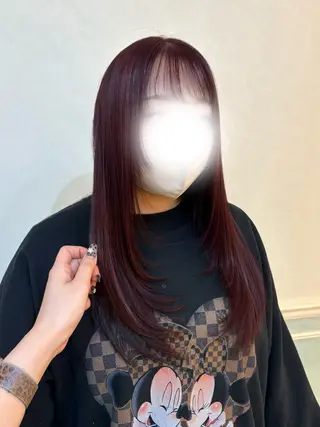 ロング カラー 艶感暖色カラー🥀/ レイヤー / れいかのヘアスタイル