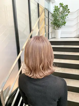 ミディアム yoshi ☆のヘアスタイル